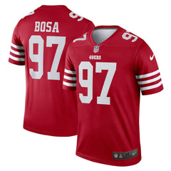 Nick Bosa San Francisco 49ers Legend Player Performance Top - Scarlet Tops