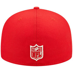 Kansas City Chiefs New Era Super Bowl IV Pop Sweat 59FIFTY Fitted Hat - Red Hats