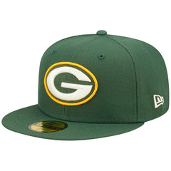 Green Bay Packers New Era Super Bowl XXXI Purple Pop Sweat 59FIFTY Fitted Hat - Green Hats