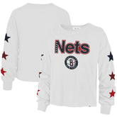 Brooklyn Nets '47 Women's 2021/22 City Edition Call Up Parkway Long Sleeve T-Shirt White - 47 brand outlet