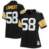 Jack Lambert Pittsburgh Steelers Women's Legacy Replica Player Jersey - Black Jerseys