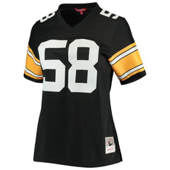 Jack Lambert Pittsburgh Steelers Women's Legacy Replica Player Jersey - Black Jerseys