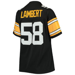 Jack Lambert Pittsburgh Steelers Women's Legacy Replica Player Jersey - Black Jerseys