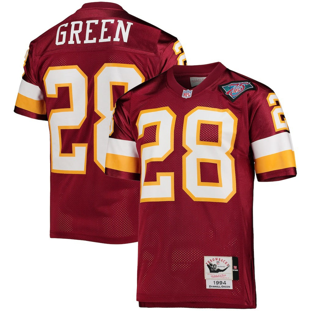 Darrell Green Washington Football Team 1994 Authentic Throwback Retired Player Jersey - Burgundy Jerseys