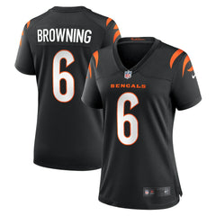 Jake Browning Cincinnati Bengals Women's Game Jersey - Black Jerseys