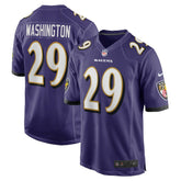 Ar'Darius Washington Baltimore Ravens Player Game Jersey - Purple Jerseys