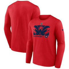 Washington Capitals Fanatics Authentic Pro Core Collection Secondary Long Sleeve T-Shirt - Red | US 4498516