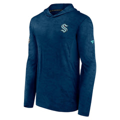 Seattle Kraken Fanatics Authentic Pro Rink Camo Pullover Hoodie - Deep Sea Blue | US 4501585