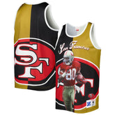 Jerry Rice San Francisco 49ers Retired Player Graphic Tank Top - Black/Gold Tops