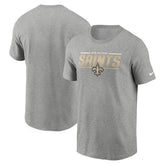 New Orleans Saints Muscle T-Shirt - Heathered Gray T-shirts