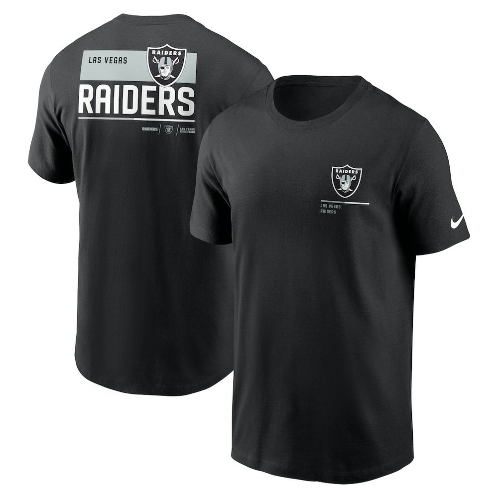 Las Vegas Raiders Team Incline T-Shirt - Black T-shirts