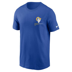 Los Angeles Rams Team Incline T-Shirt - Royal T-shirts