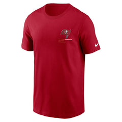 Tampa Bay Buccaneers Team Incline T-Shirt - Red T-shirts