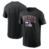 Minnesota Vikings Team Athletic T-Shirt - Black T-shirts