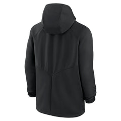 Kansas City Chiefs Spacer Raglan Performance Full-Zip Hoodie - Black Hoodies