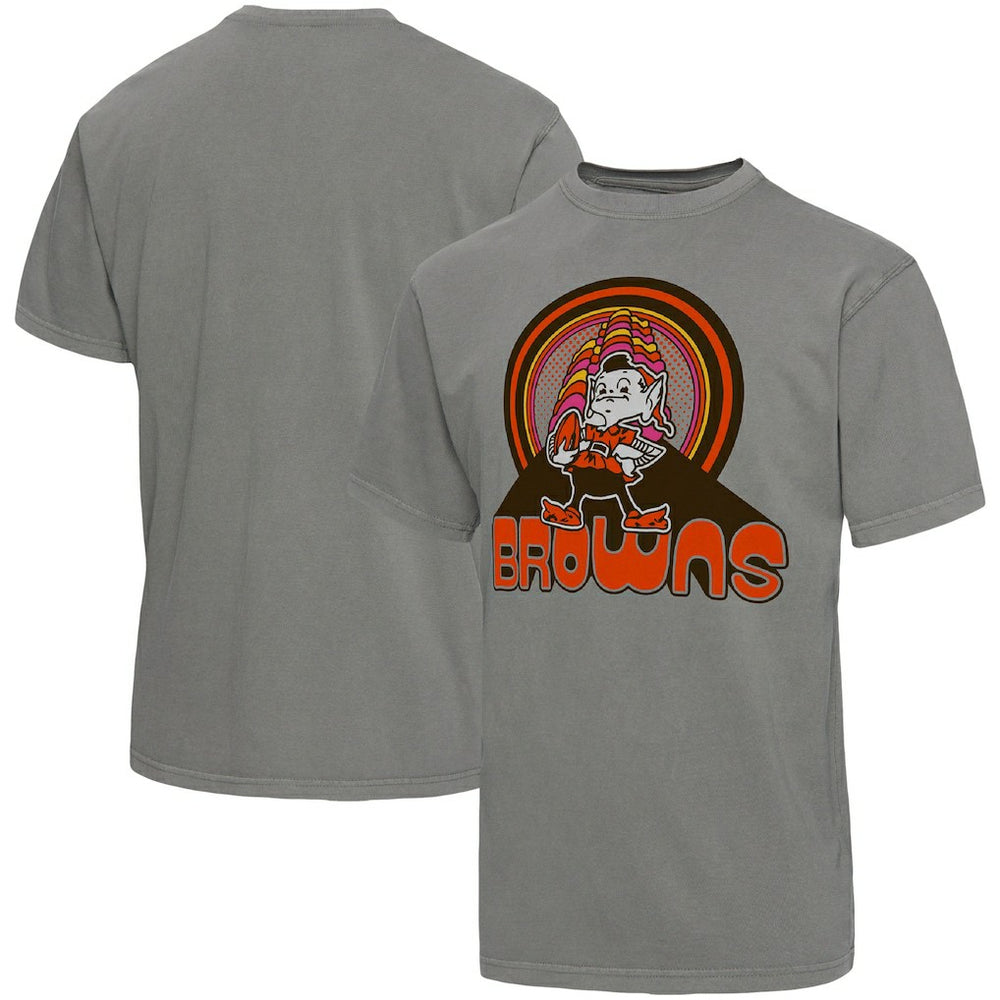 Cleveland Browns Junk Food Wonderland Infinity Vibe T-Shirt - Graphite T-shirts