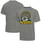Green Bay Packers Junk Food Wonderland Infinity Vibe T-Shirt - Graphite T-shirts