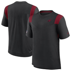 Arizona Cardinals Sideline Tonal Logo Performance Player T-Shirt - Black T-shirts