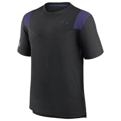 Baltimore Ravens Sideline Tonal Logo Performance Player T-Shirt - Black T-shirts