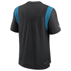 Carolina Panthers Sideline Tonal Logo Performance Player T-Shirt - Black T-shirts