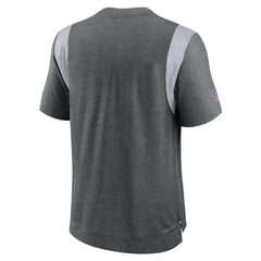 Indianapolis Colts Sideline Tonal Logo Performance Player T-Shirt - Heather Charcoal T-shirts