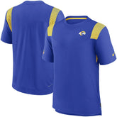 Los Angeles Rams Sideline Tonal Logo Performance Player T-Shirt - Royal T-shirts