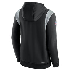 New York Jets Sideline Athletic Stack Performance Pullover Hoodie - Black Hoodies