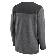 San Francisco 49ers Sideline Lockup Performance Quarter-Zip Top - Charcoal Tops