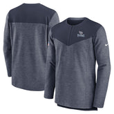 Tennessee Titans Sideline Lockup Performance Quarter-Zip Top - Navy Tops