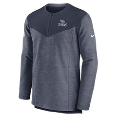 Tennessee Titans Sideline Lockup Performance Quarter-Zip Top - Navy Tops