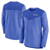Los Angeles Rams Sideline Lockup Performance Quarter-Zip Top - Royal Tops