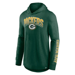 Green Bay Packers Front Runner Long Sleeve Hooded T-Shirt - Green T-shirts