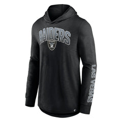 Las Vegas Raiders Front Runner Long Sleeve Hooded T-Shirt - Black T-shirts