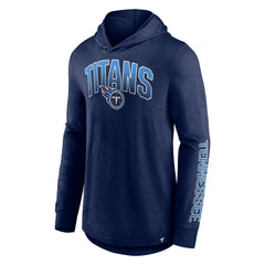 Tennessee Titans Front Runner Long Sleeve Hooded T-Shirt - Navy T-shirts