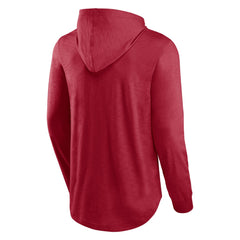 Tampa Bay Buccaneers Front Runner Long Sleeve Hooded T-Shirt - Red T-shirts