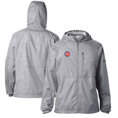 Detroit Pistons Camo Flash Forward Full-Zip Windbreaker Jacket Gray - Columbia