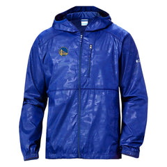 Golden State Warriors Camo Flash Forward Full-Zip Windbreaker Jacket Royal - Columbia