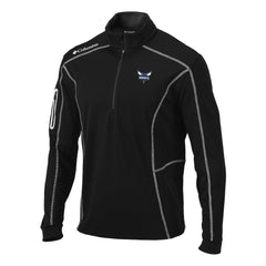 Charlotte Hornets Team Shotgun Quarter-Zip Pullover Jacket Black - Columbia