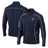 Denver Nuggets Shotgun Quarter-Zip Pullover Jacket Navy - Columbia