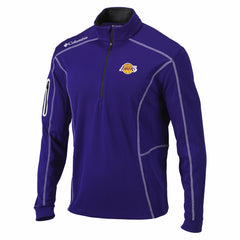 Los Angeles Lakers Shotgun Quarter-Zip Pullover Jacket Purple - Columbia outlet