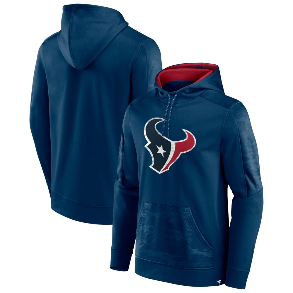 Houston Texans On The Ball Pullover Hoodie - Navy Hoodies