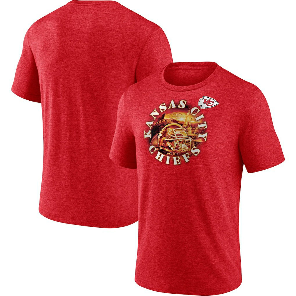 Kansas City Chiefs Sporting Chance T-Shirt - Heathered Red T-shirts