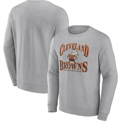 Cleveland Browns Playability Pullover Sweatshirt - Heathered Gray Pullover
