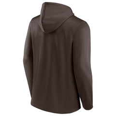 Cleveland Browns Ball Carrier Full-Zip Hoodie - Brown/Orange Hoodies