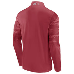 Arizona Cardinals Ringer Quarter-Zip Jacket - Cardinal Jackets