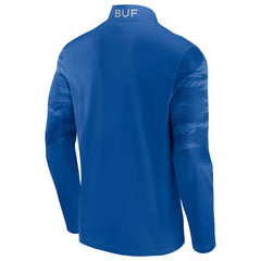 Buffalo Bills Ringer Quarter-Zip Jacket - Royal/Red Jackets