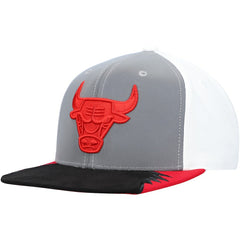 Chicago Bulls Day 5 Snapback Hat Gray/White - Mitchell & Ness