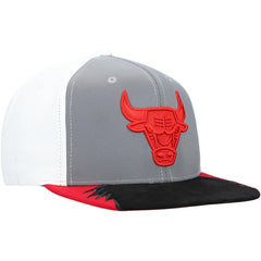 Chicago Bulls Day 5 Snapback Hat Gray/White - Mitchell & Ness