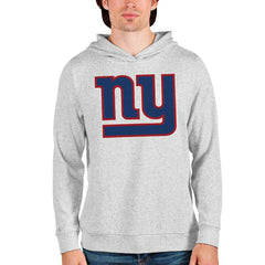 New York Giants Antigua Team Absolute Pullover Hoodie - Heathered Gray Hoodies