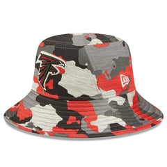 Atlanta Falcons New Era 2022 NFL Training Camp Bucket Hat - Camo Hats